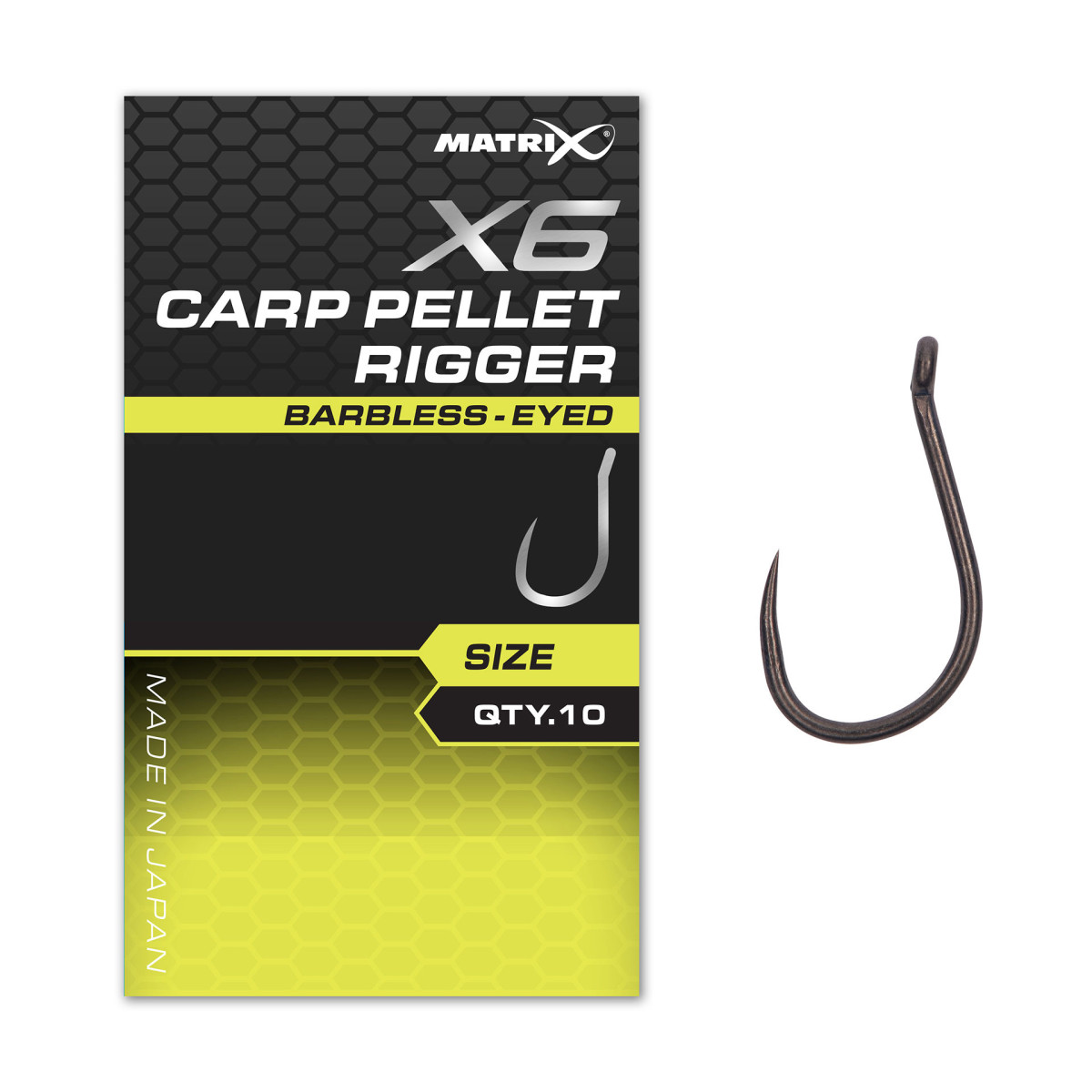 Haczyki Matrix X6 Carp Pellet Rigger