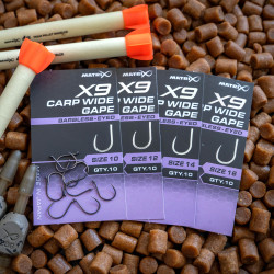 Haczyki Matrix X9 Carp Wide Gape