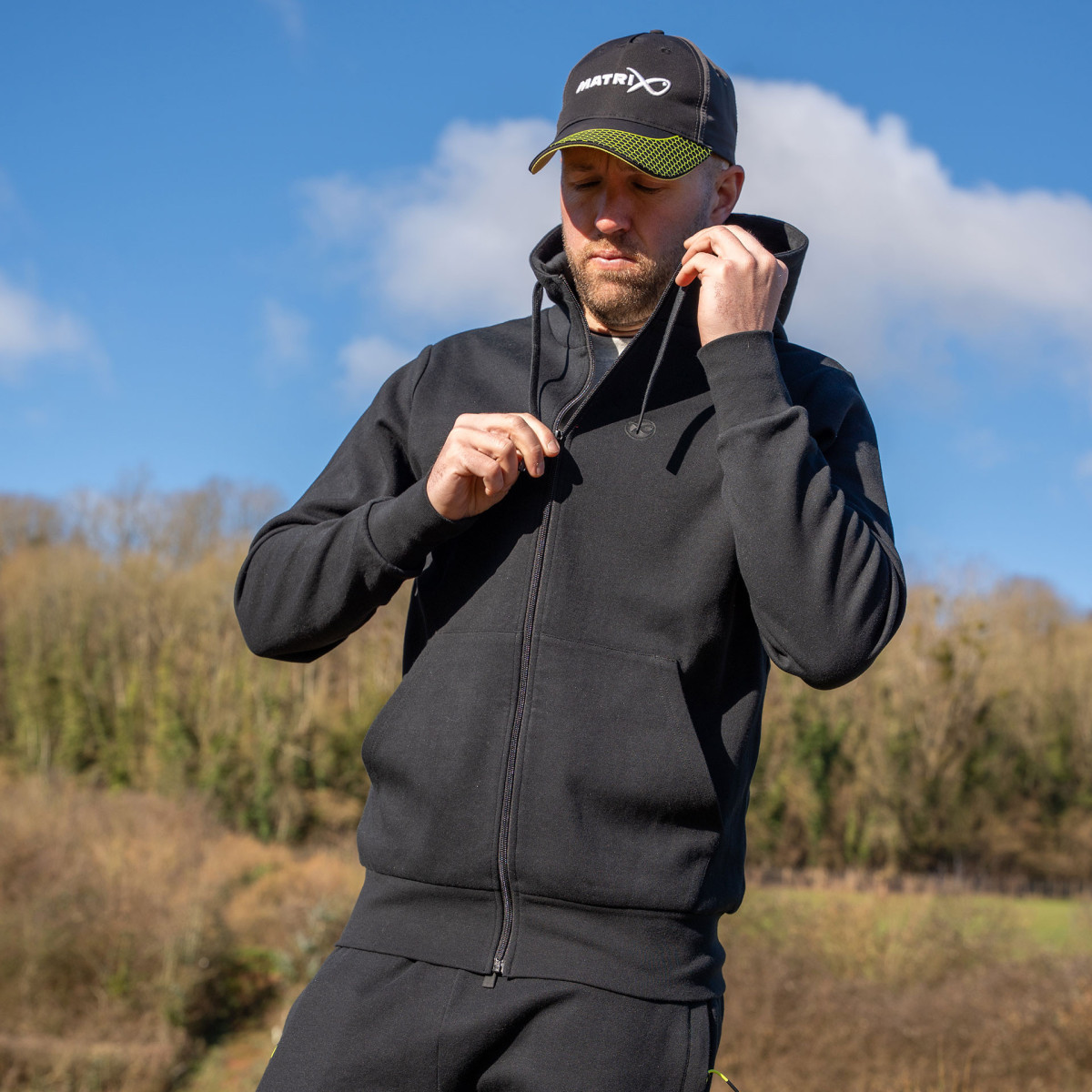 Bluza Matrix Black Stealth Zip Hoody