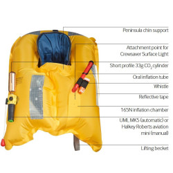 Kamizelka ratunkowa Shimano CrewFit 165N 9710BLA - Black