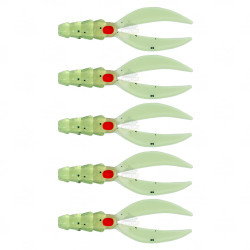 Gumy Fishchaser Bunny 3.5cm - CHRP // Chartreuse & Pepper