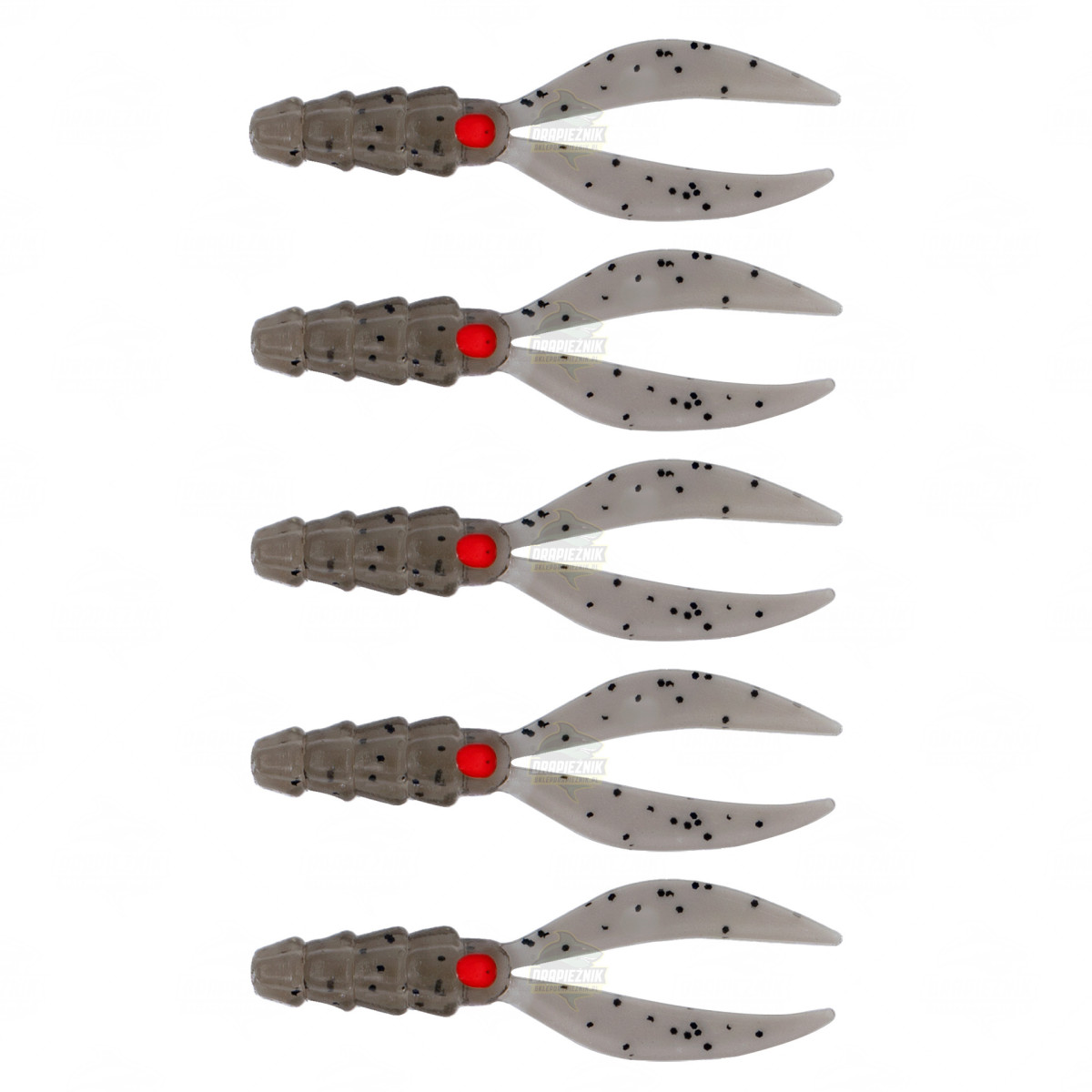 Gumy Fishchaser Bunny 3.5cm - MP // Motoroil & Pepper