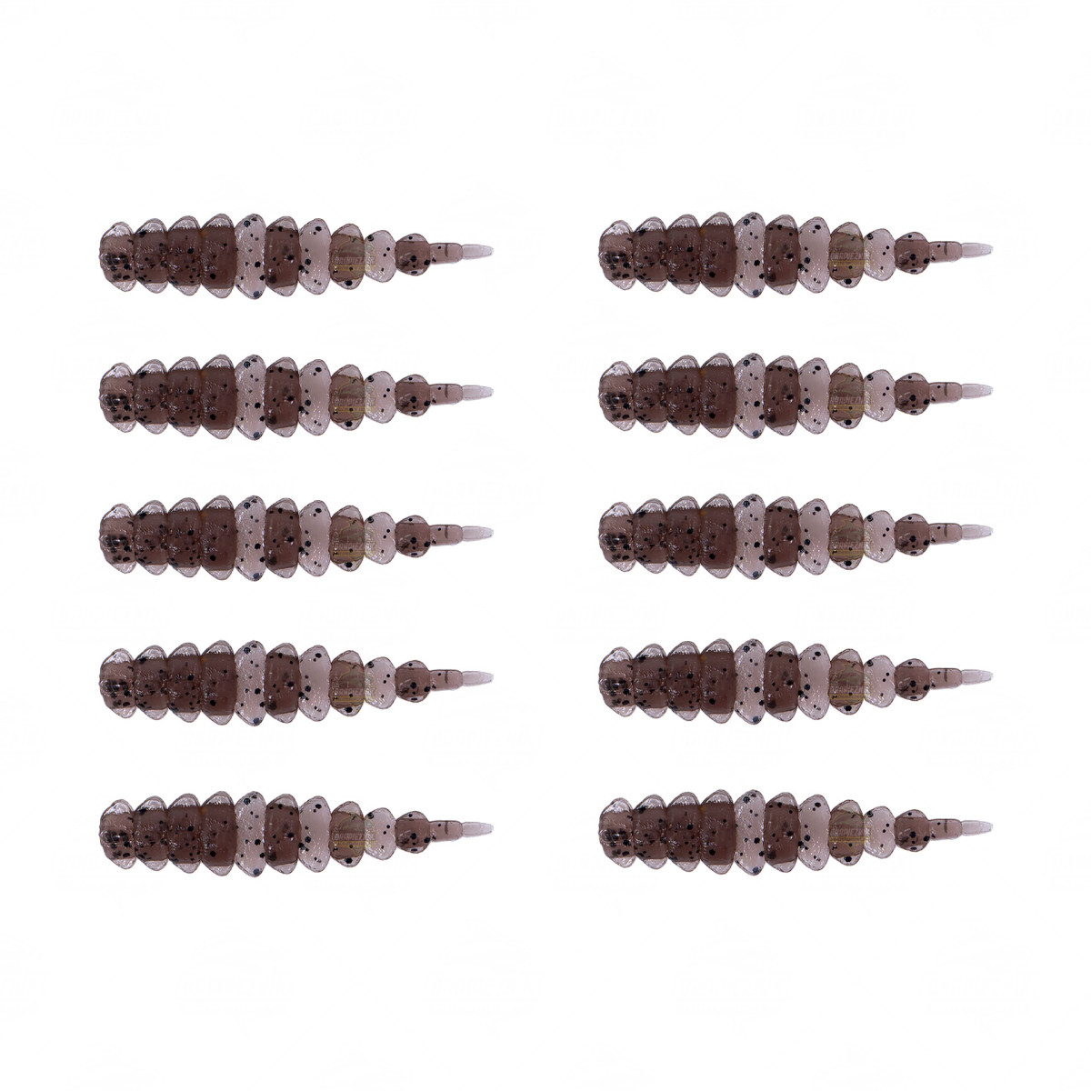 Gumy Fishchaser Drago Worm 2.7cm - BP // Brown & Pepper