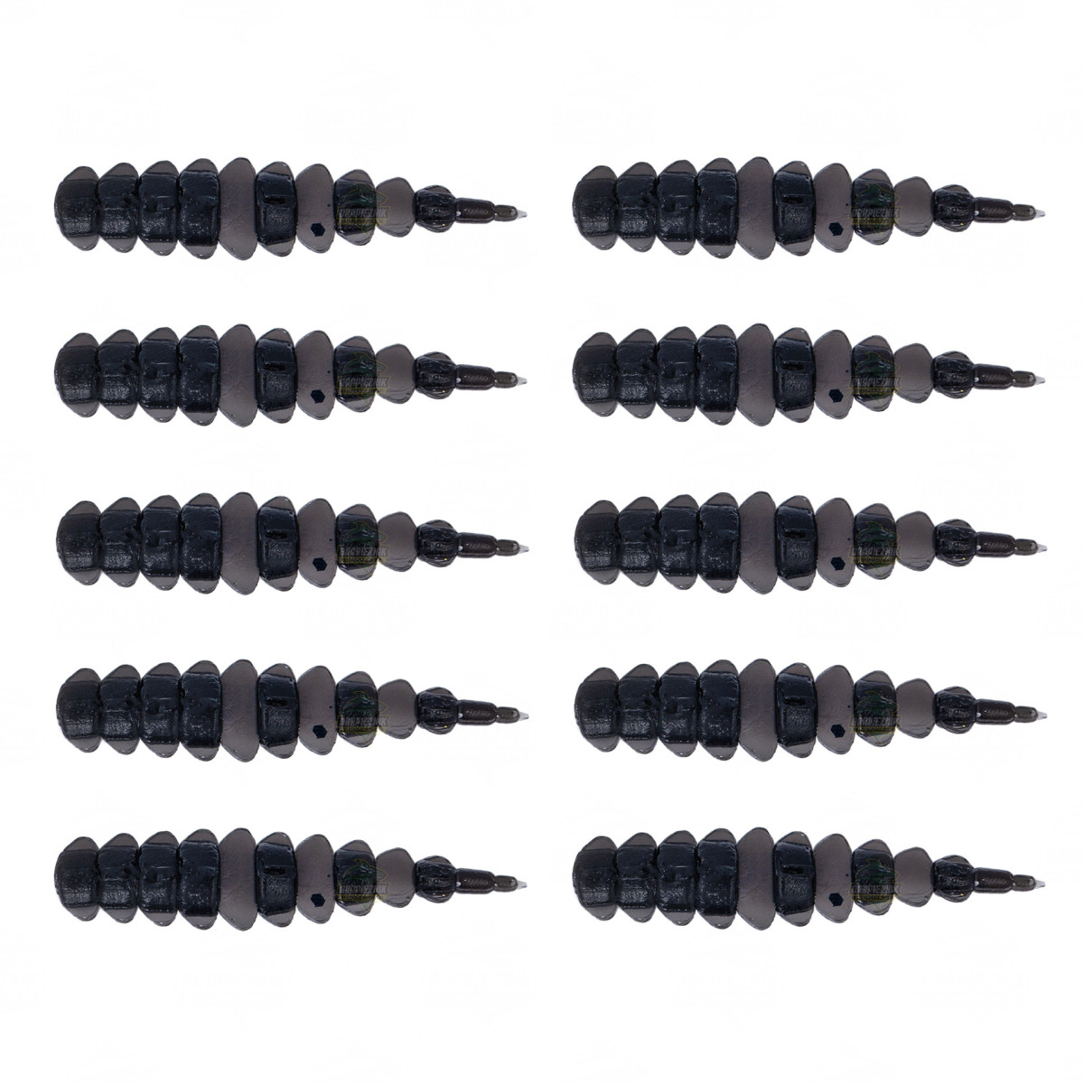 Gumy Fishchaser Drago Worm 4.0cm - BM // Black Magic