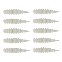 Gumy Fishchaser Drago Worm 4.0cm - C // Cream