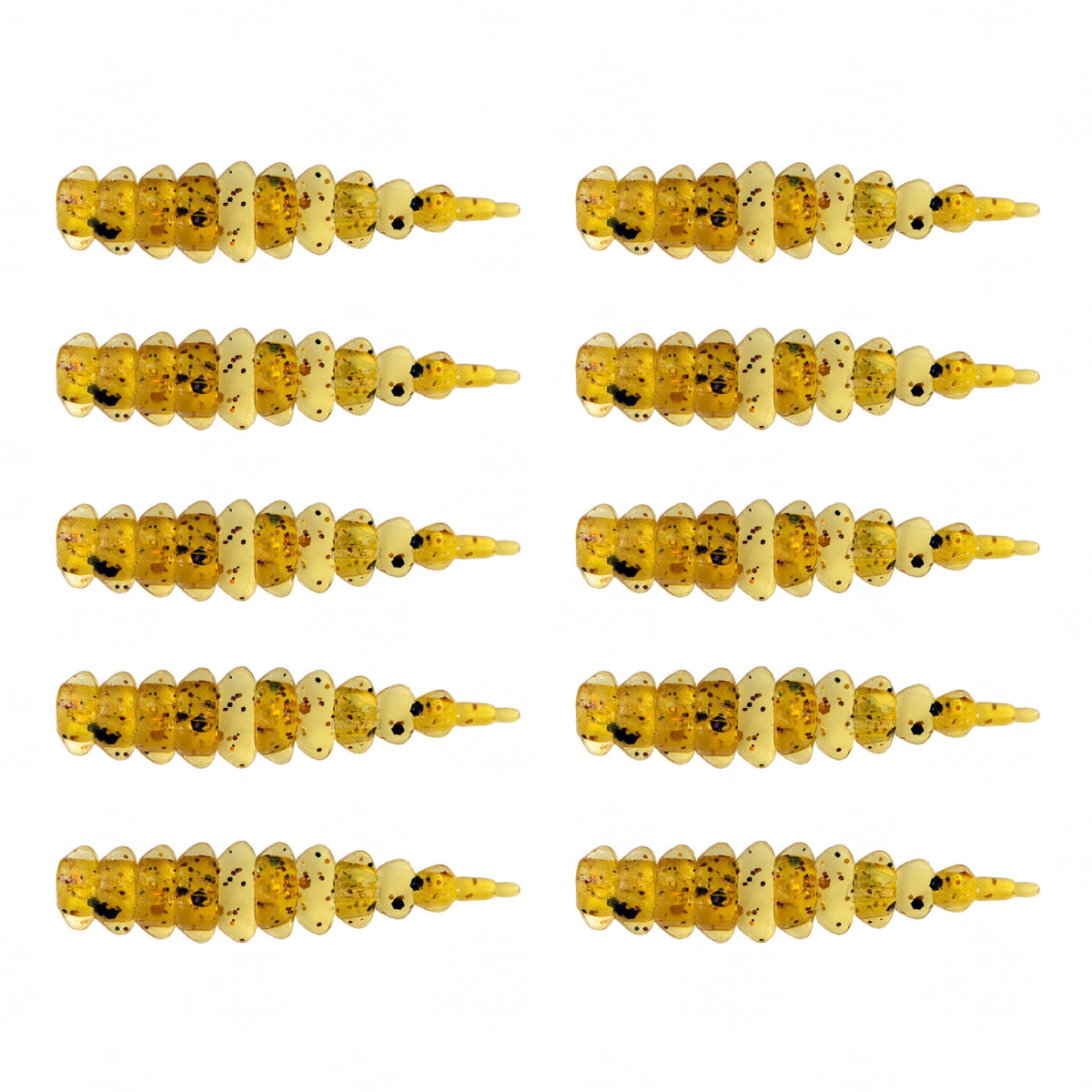 Gumy Fishchaser Drago Worm 4.0cm - CA // Crystal Amber