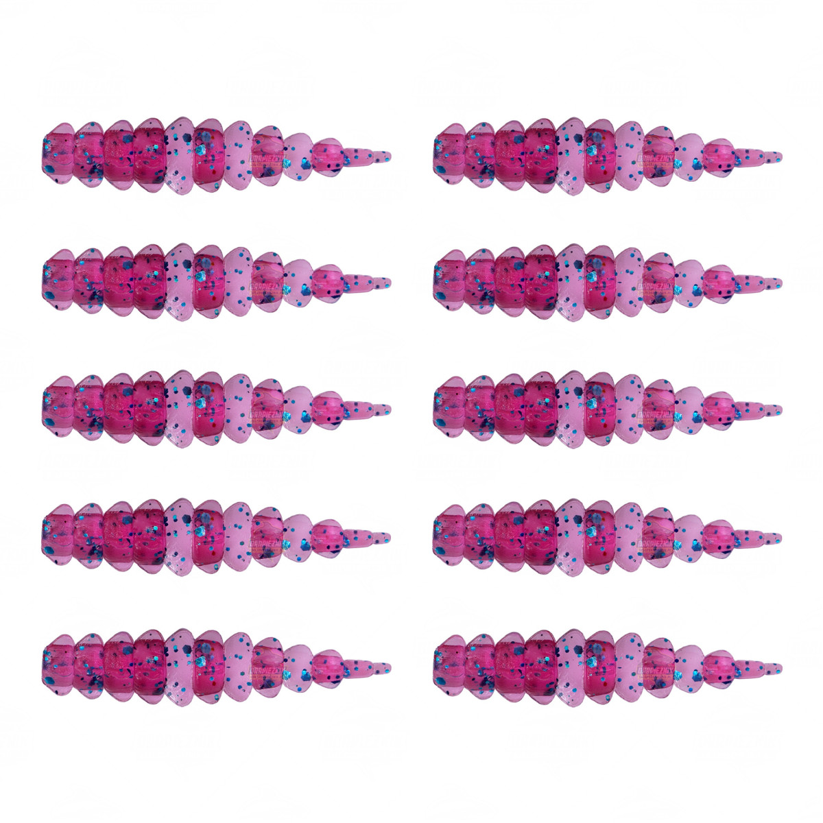 Gumy Fishchaser Drago Worm 4.0cm - PP // Pink Ponk