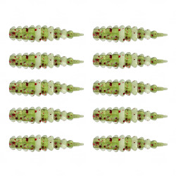 Gumy Fishchaser Drago Worm 4.0cm - WMR // Watermelon Red