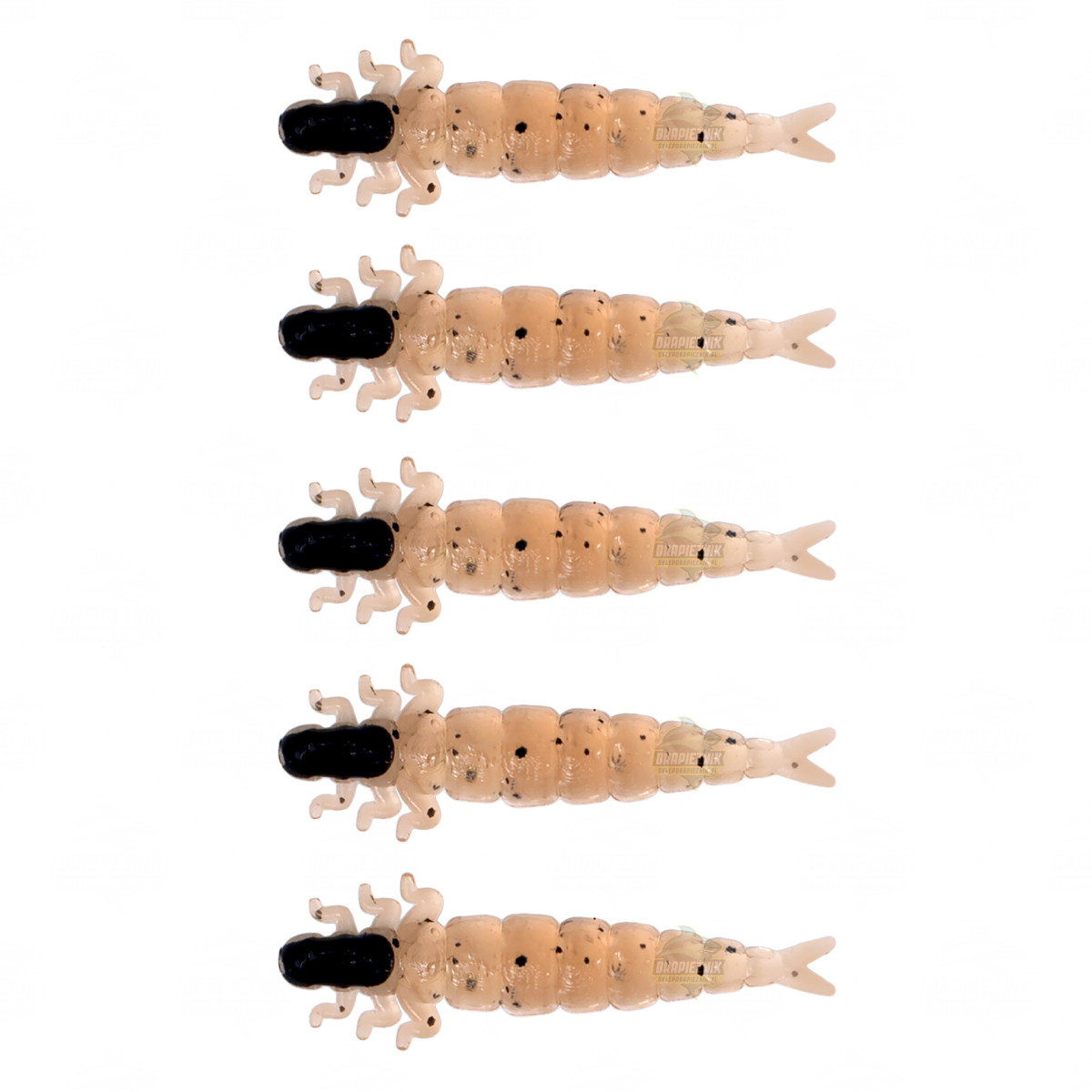 Gumy Fishchaser Microlarvae Chruścik 2.4cm - CHP // Chardonnay & Pepper