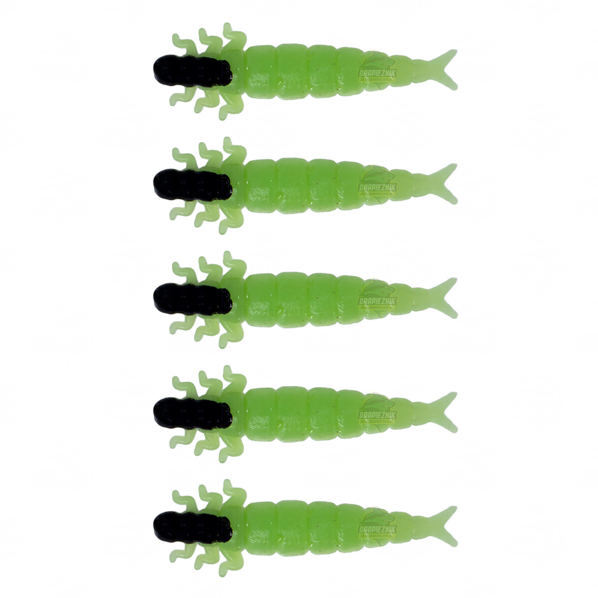 Gumy Fishchaser Microlarvae Chruścik 2.4cm - G // Green
