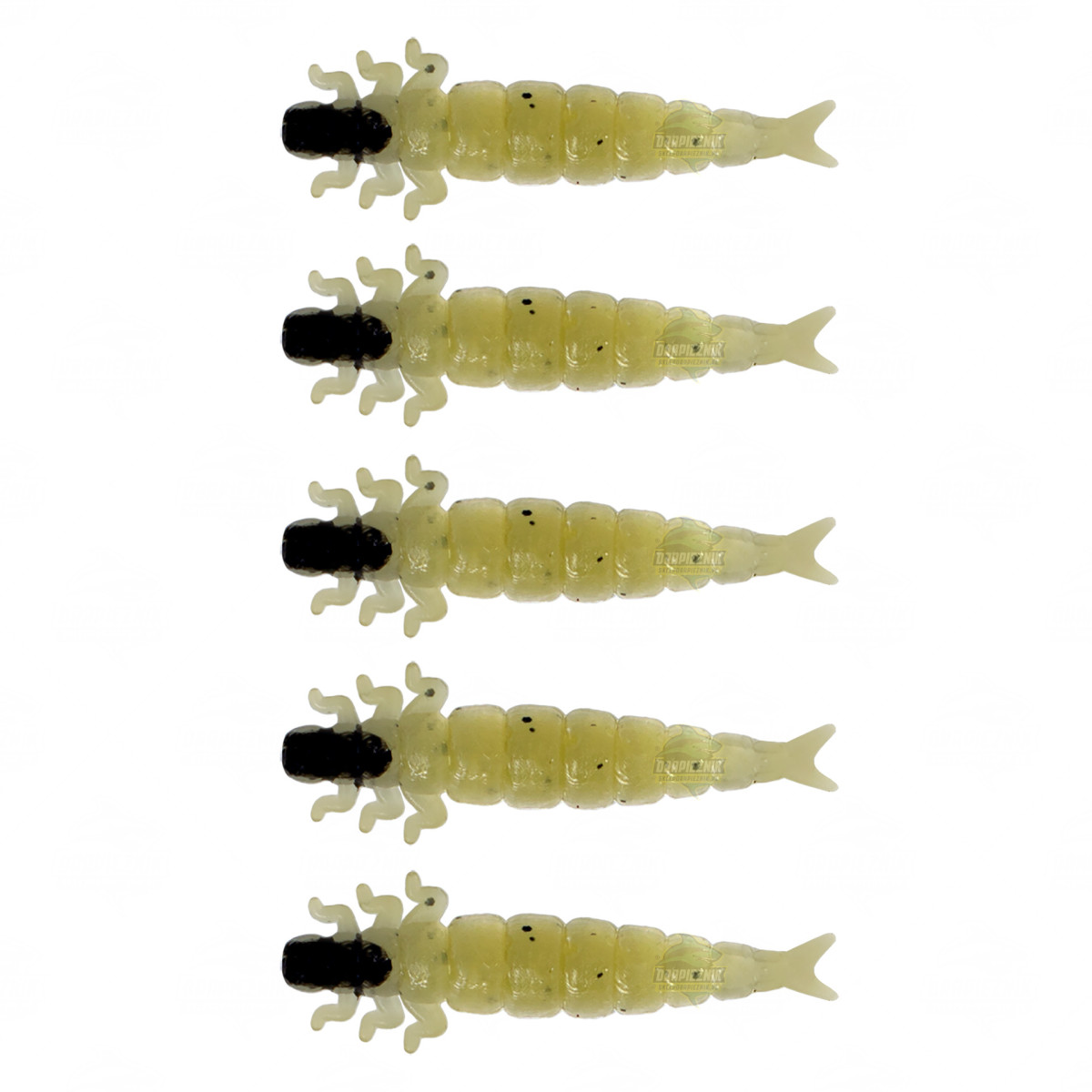 Gumy Fishchaser Microlarvae Chruścik 2.4cm - OP // Olive & Pepper