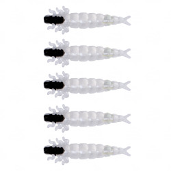 Gumy Fishchaser Microlarvae Chruścik 2.4cm - P // Pearl