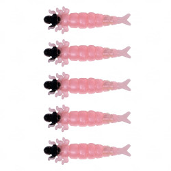 Gumy Fishchaser Microlarvae Chruścik 2.4cm - R // Rose