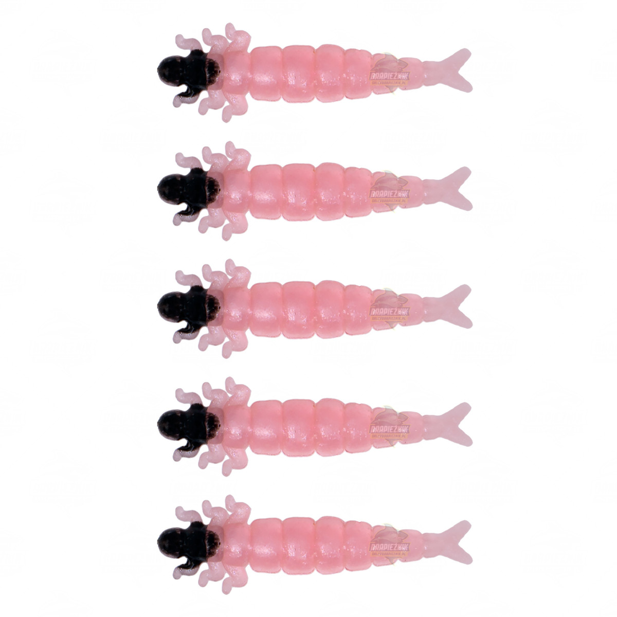 Gumy Fishchaser Microlarvae Chruścik 2.4cm - R // Rose