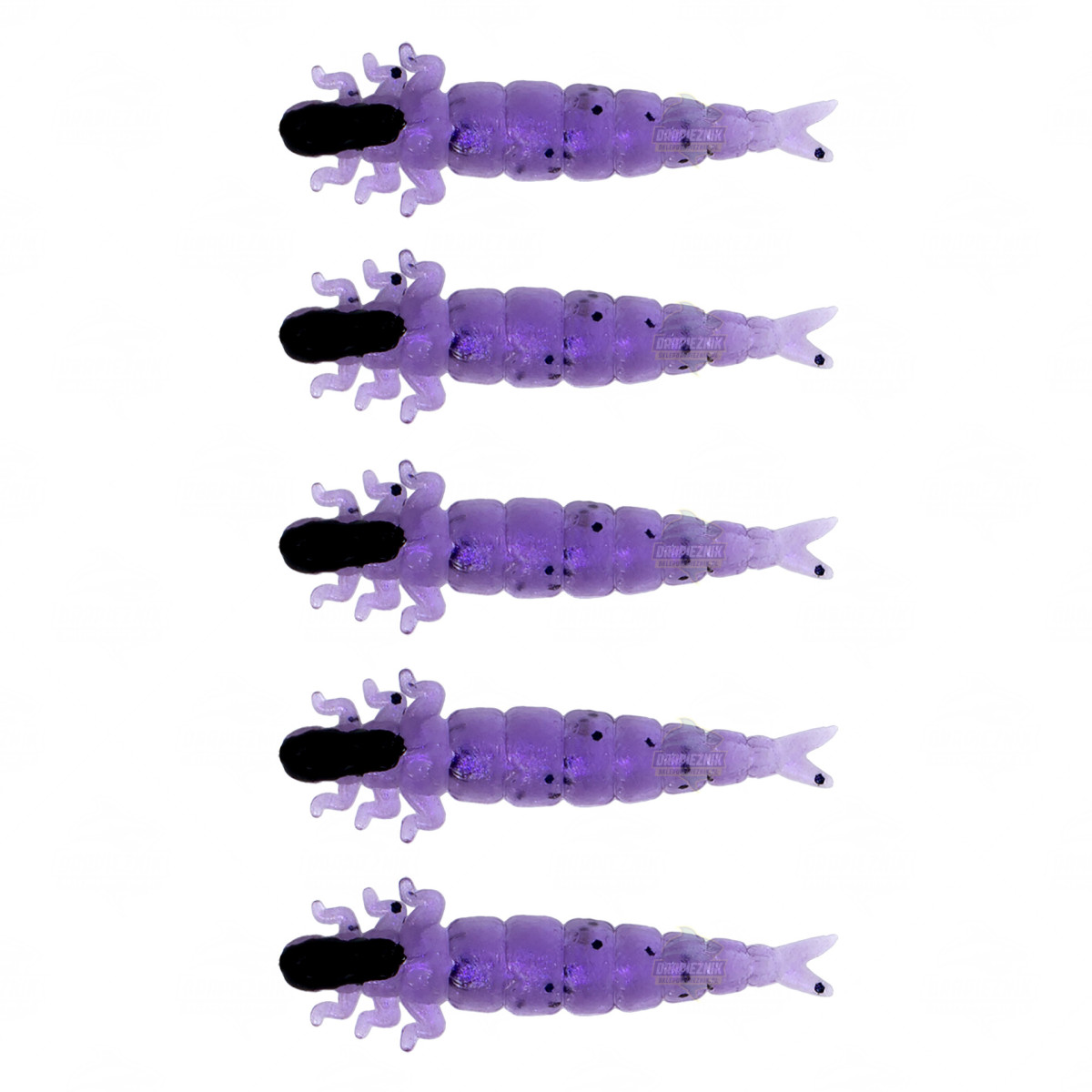 Gumy Fishchaser Microlarvae Chruścik 2.4cm - VP // Violet & Pepper
