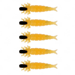 Gumy Fishchaser Microlarvae Chruścik 2.4cm - Y // Yellow