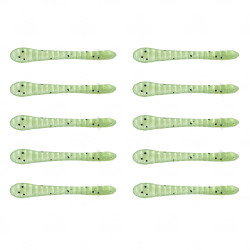 Gumy Fishchaser Mikropijawka 2.5cm - CHRP // Chartreuse & Pepper