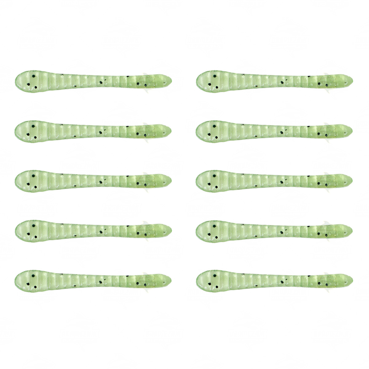 Gumy Fishchaser Mikropijawka 2.5cm - CHRP // Chartreuse & Pepper