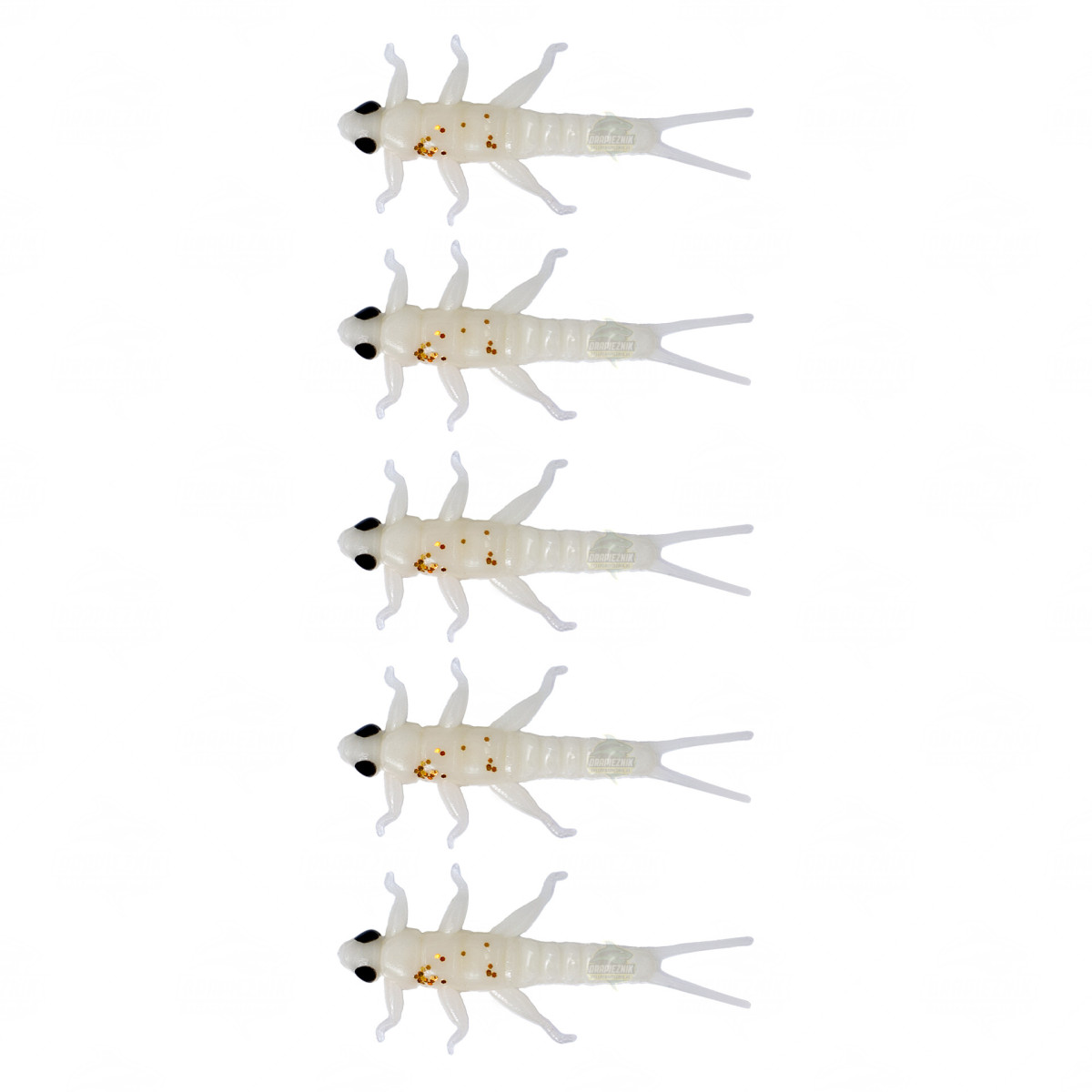 Gumy Fishchaser Microlarvae Widelnica 3.5cm - C // Cream