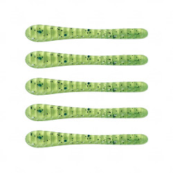 Gumy Fishchaser Pijawka 5.0cm - CHRP // Chartreuse & Pepper
