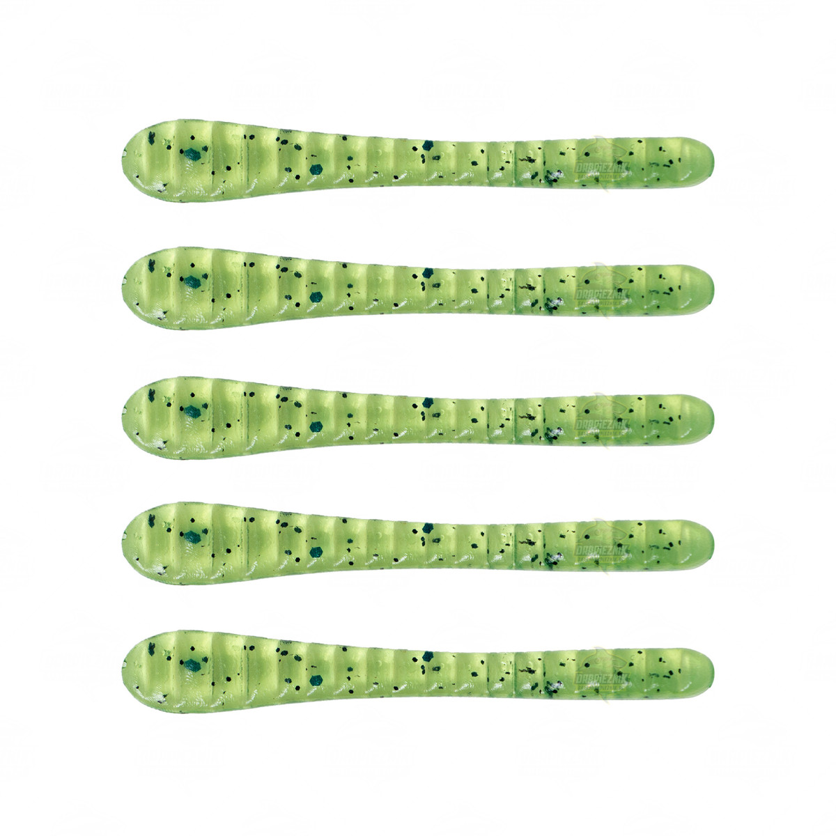 Gumy Fishchaser Pijawka 5.0cm - CHRP // Chartreuse & Pepper