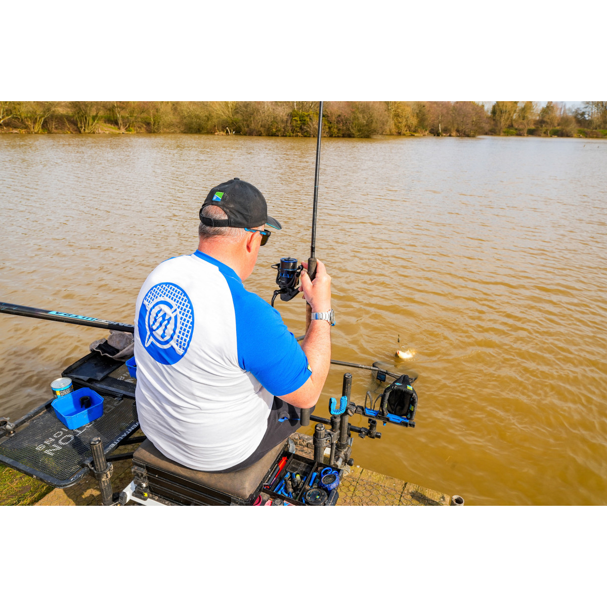 Koszulka Preston Lightweight White Raglan