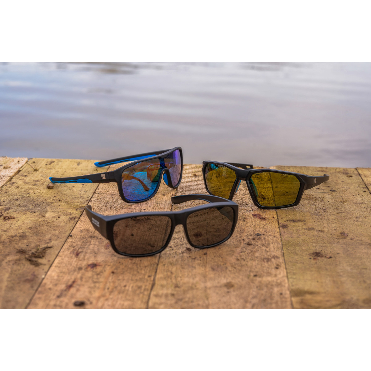 Okulary Preston Absolute Wrap Sunglasses - Amber Brown