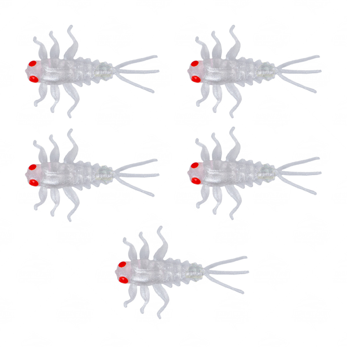 Gumy Fishchaser Microlarvae Jętka 2.7cm - P // Pearl