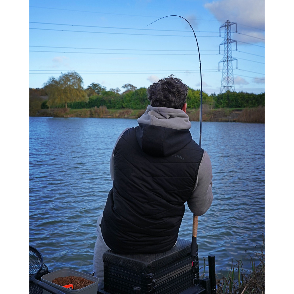 Kamizelka Guru Hybrid Gilet Black