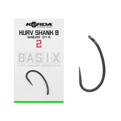 Haczyki Korda Basix Kurv Shank B Barbless - roz. 2