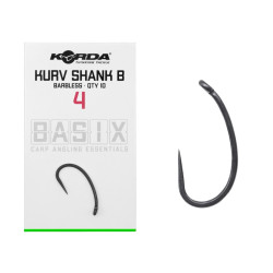 Haczyki Korda Basix Kurv Shank B Barbless - roz. 4