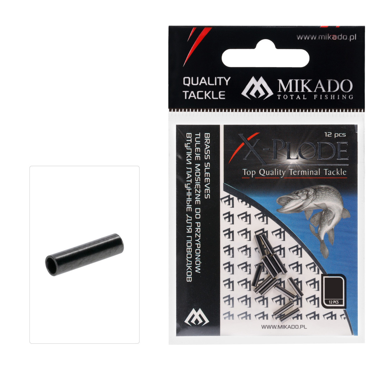 Tuleja mosiężna do przyponów Mikado