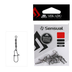 Krętlik potrójny rolkowy z agrafką Mikado