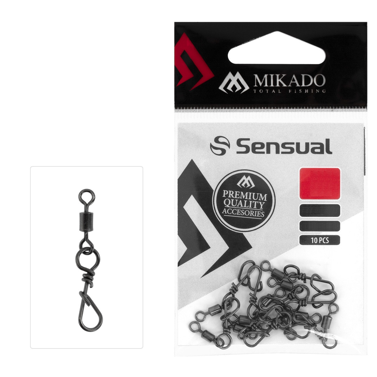 Agrafka typu "Polish" z krętlikiem rolkowym Mikado