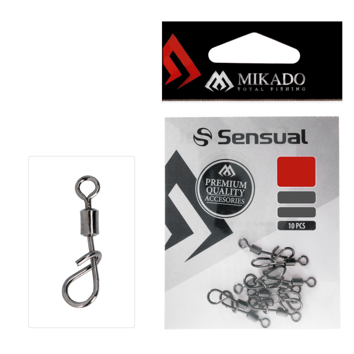 Agrafka typu "Polish" z krętlikiem rolkowym Mikado