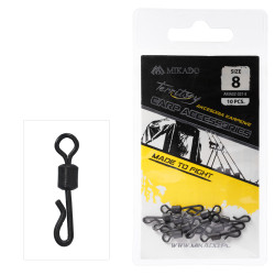 Krętlik rolkowy z zaczepem nr 8 Mikado