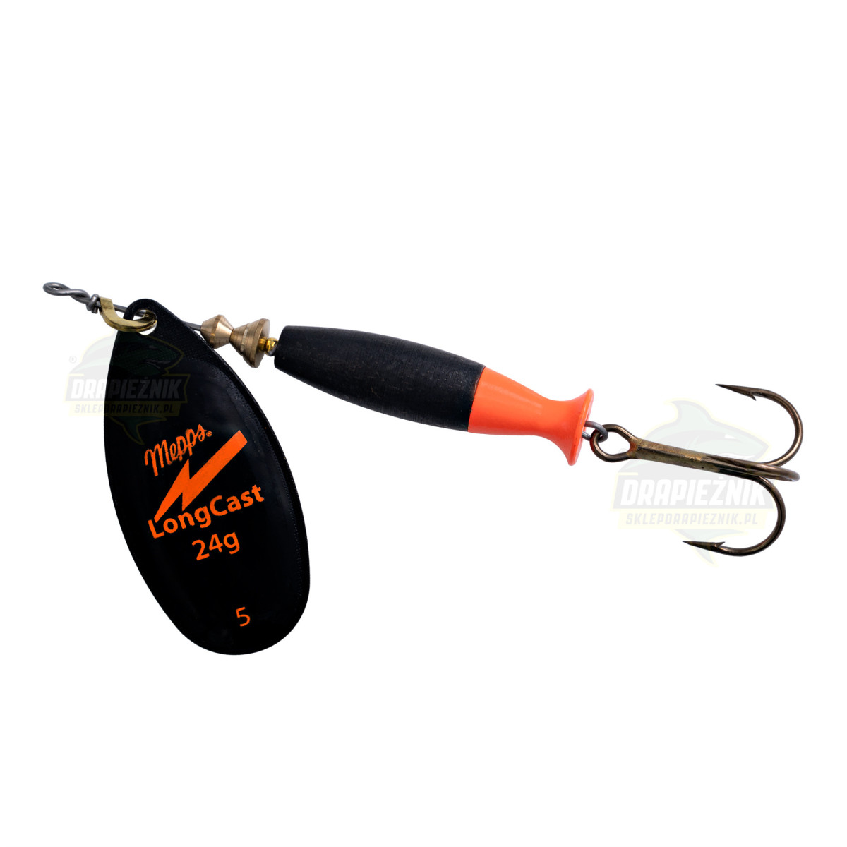 Obrotówka Mepps Long Cast 5 Czarna