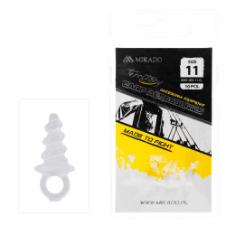 Plastikowe wkręty do kulek Mikado - Przeźroczyste