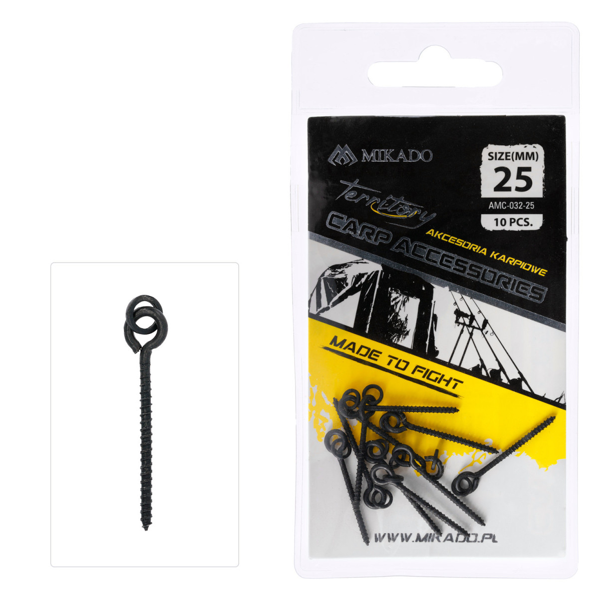 Wkręty do kulek Mikado z kółkiem AMC-032