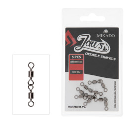 Krętliki do dozbrojek Mikado Jaws Double Swivels