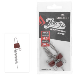 Wkręty do przynęt Mikado Jaws Quick Change Spiral 3szt. - 6.0cm / 10g