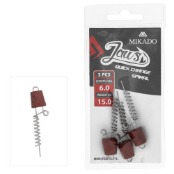 Wkręty do przynęt Mikado Jaws Quick Change Spiral 3szt. - 6.0cm / 15g