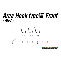 Haczyki Decoy AH-7 Area Hook Type VII Front bezzadziorowe