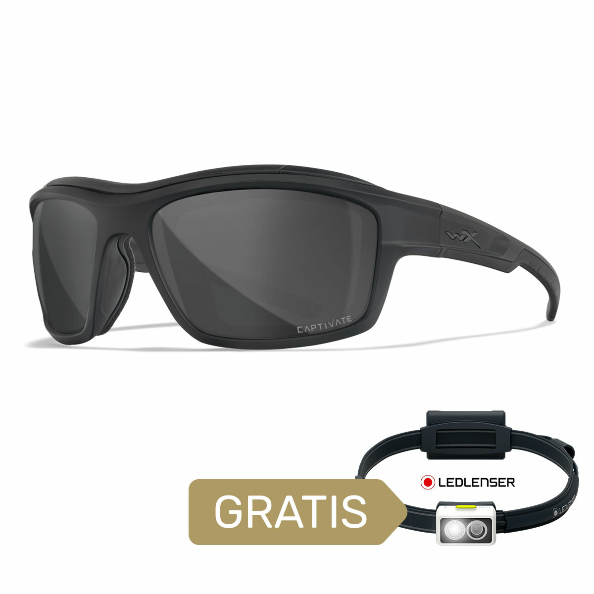 CCOZN08 Okulary Wiley X Captivate - OZONE Polarized Grey