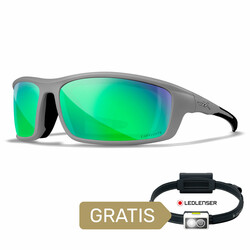 CCGRD07 Okulary Wiley X Captivate - GRID Polaraized Green Mirror