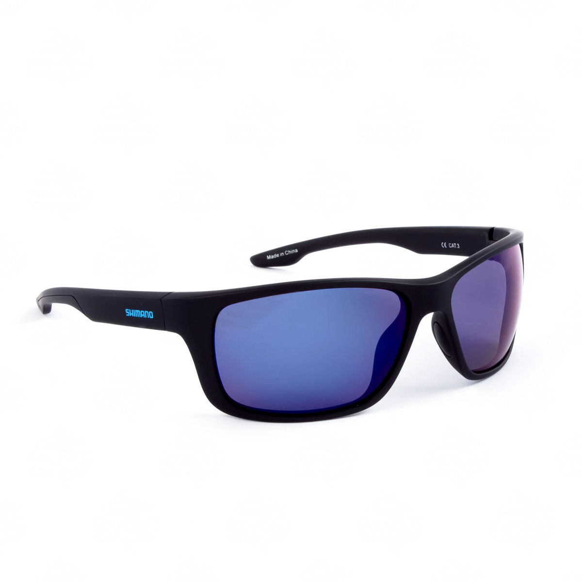 Okulary Shimano Antares Matte Black & Blue Mirror