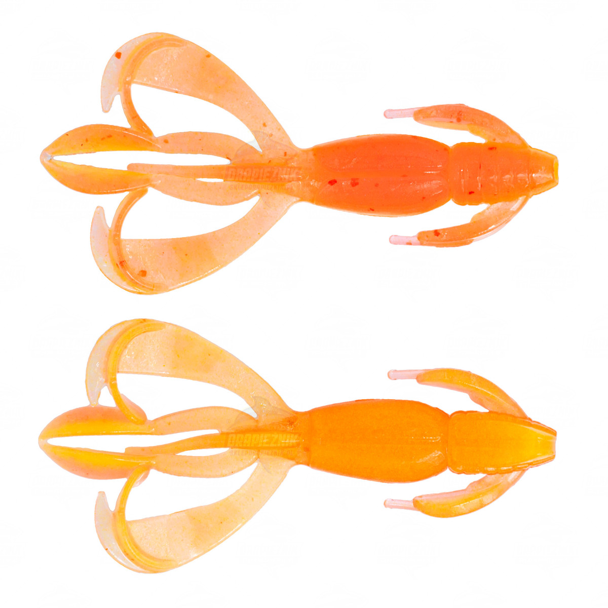 Keitech Crazy Flapper - 536 Orange Chartreuse Glow