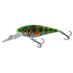 Wobler Salmo Rattlin Executor Floating - Clear Purple Trout