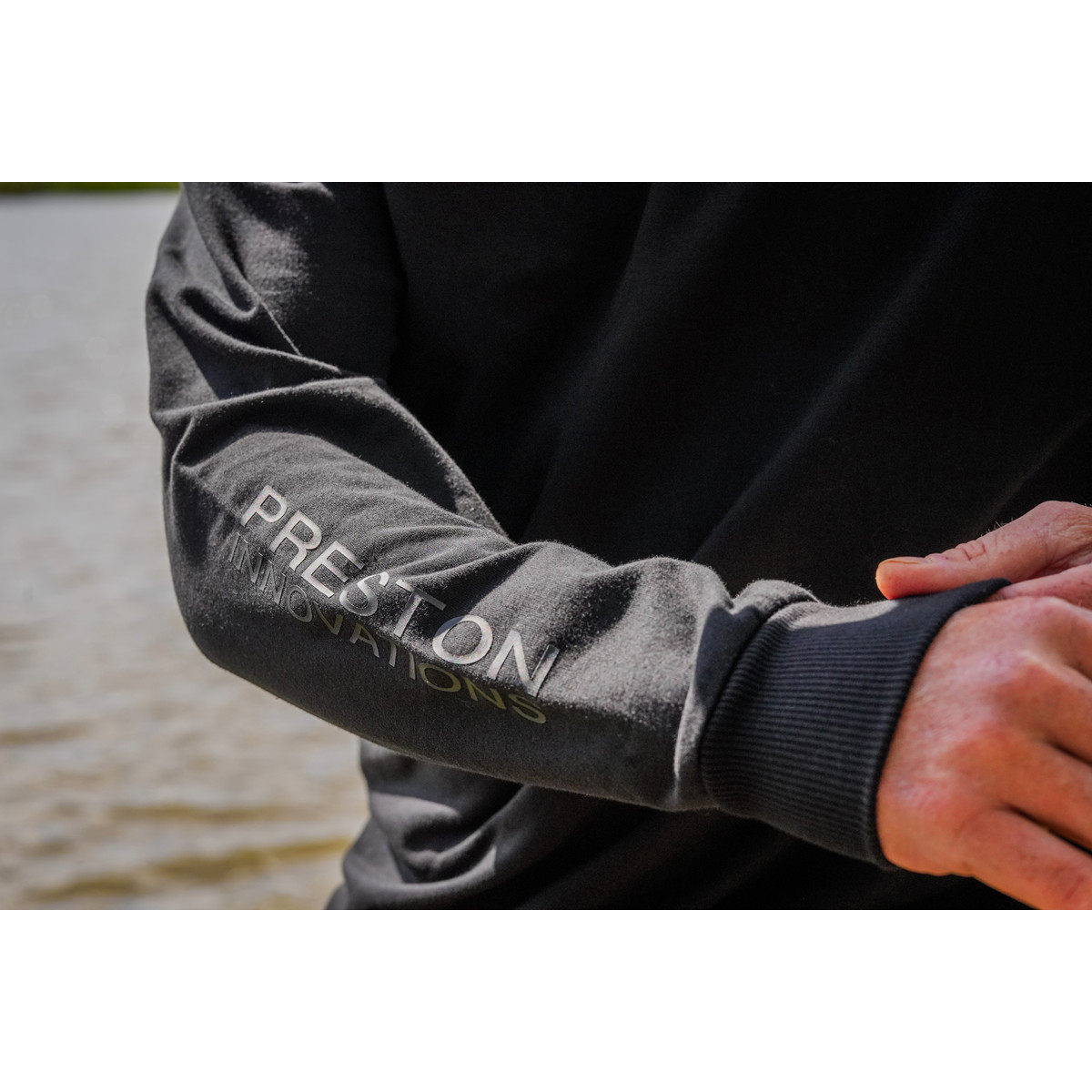 Bluza Preston Black Minimal Sweatshirt