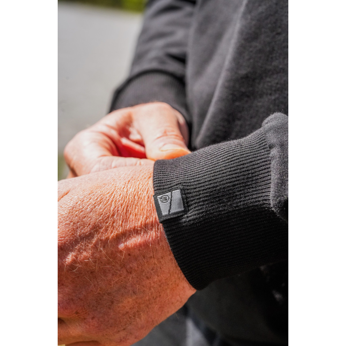 Bluza Preston Black Minimal Sweatshirt